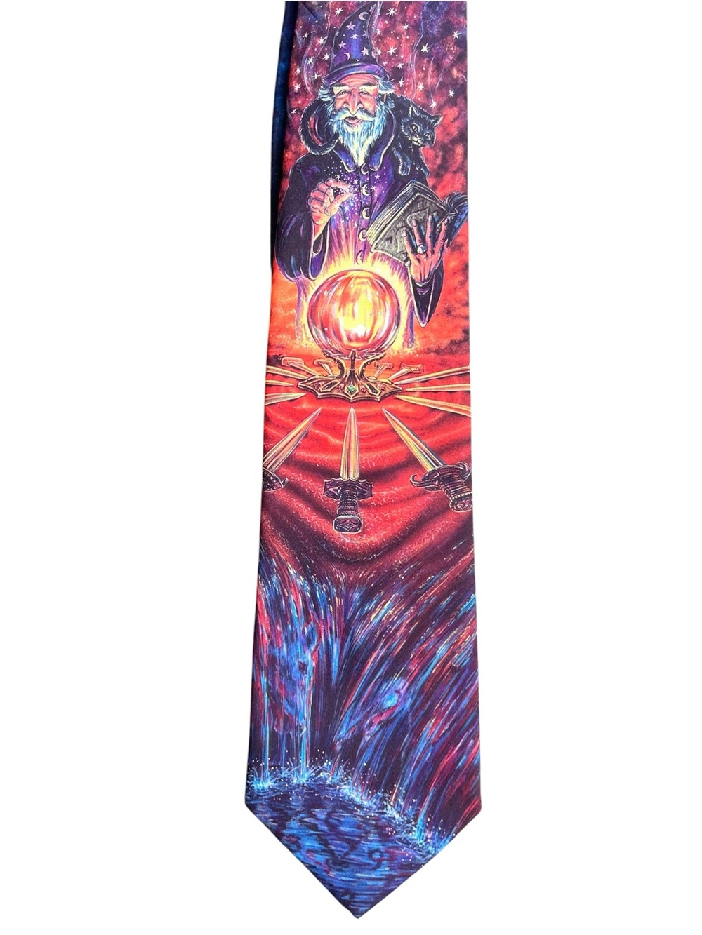 Vintage Wizard sorcery men’s necktie